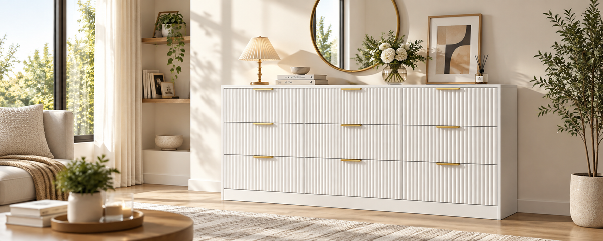 63" 9 Drawer Dresser
