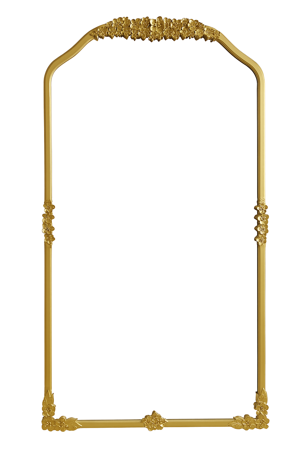 Vintage Plum Bossom Floor Mirror