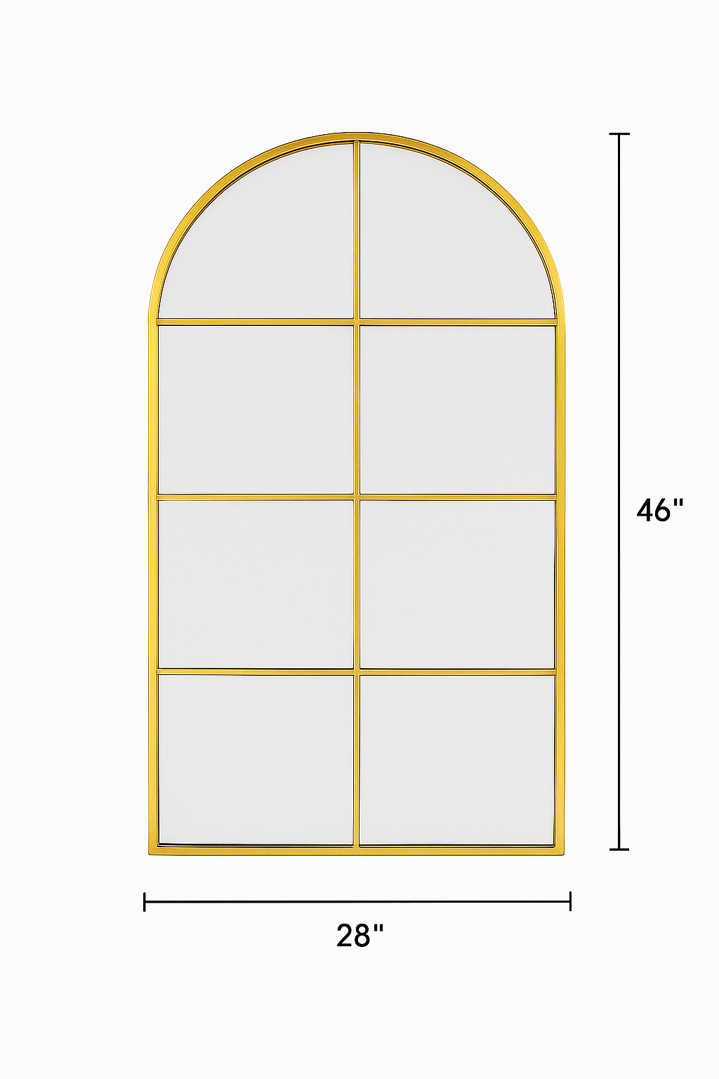 Arch Top Window Mirror