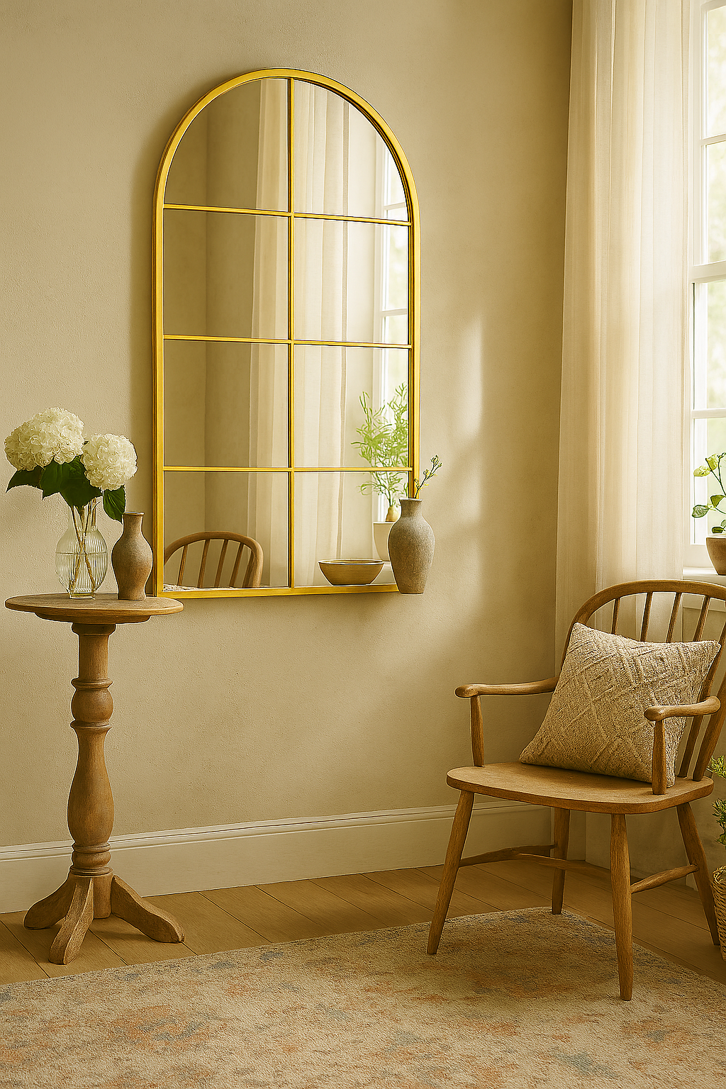 Arch Top Window Mirror