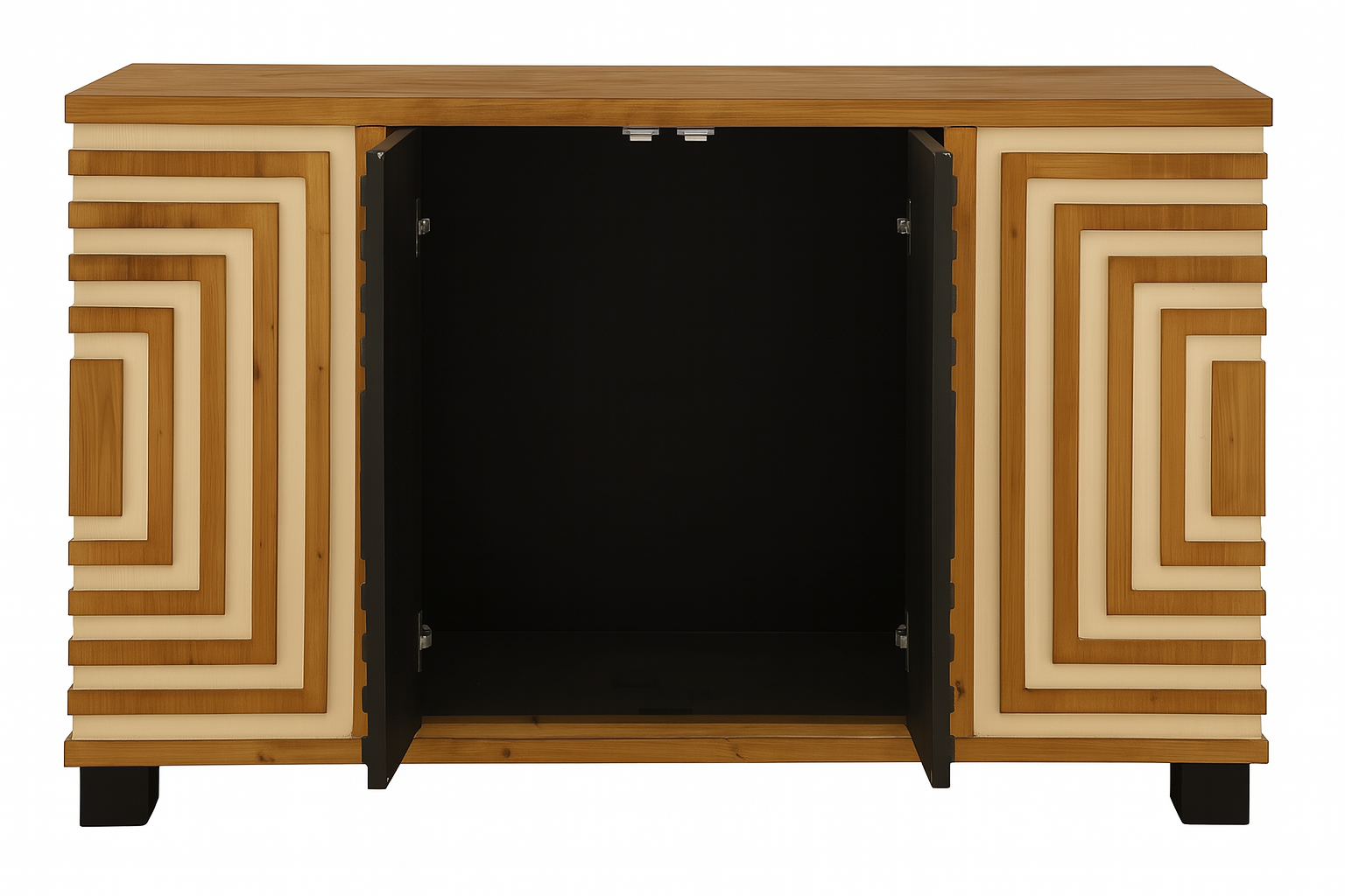 Wooden Archaize Sideboard