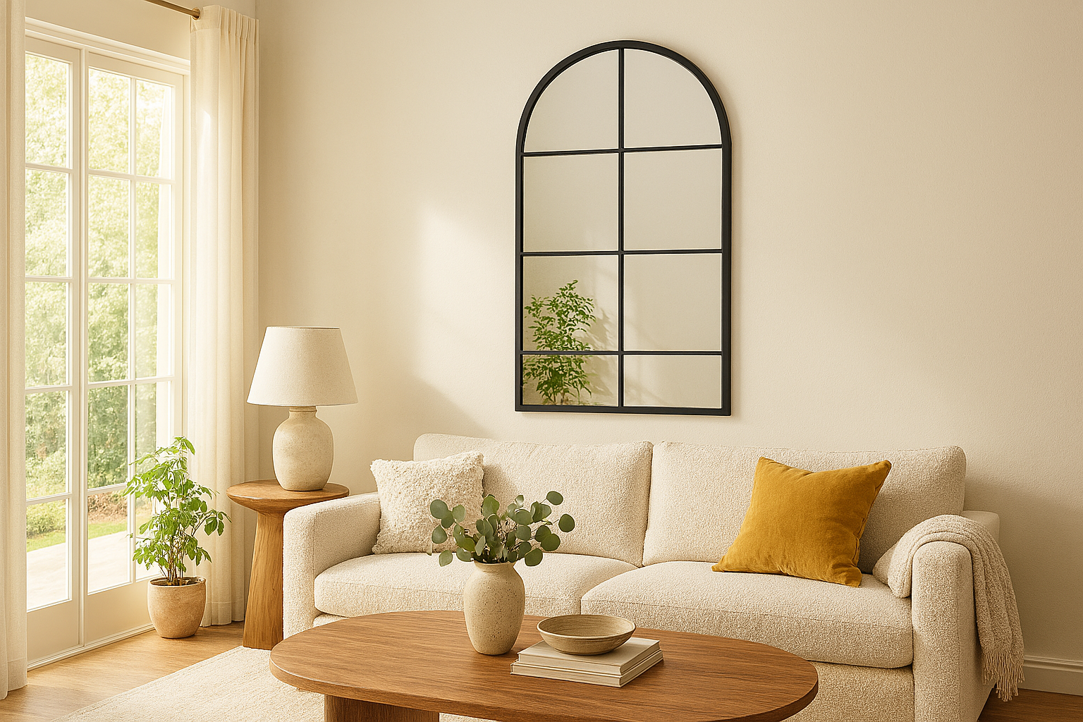Arch Top Window Mirror