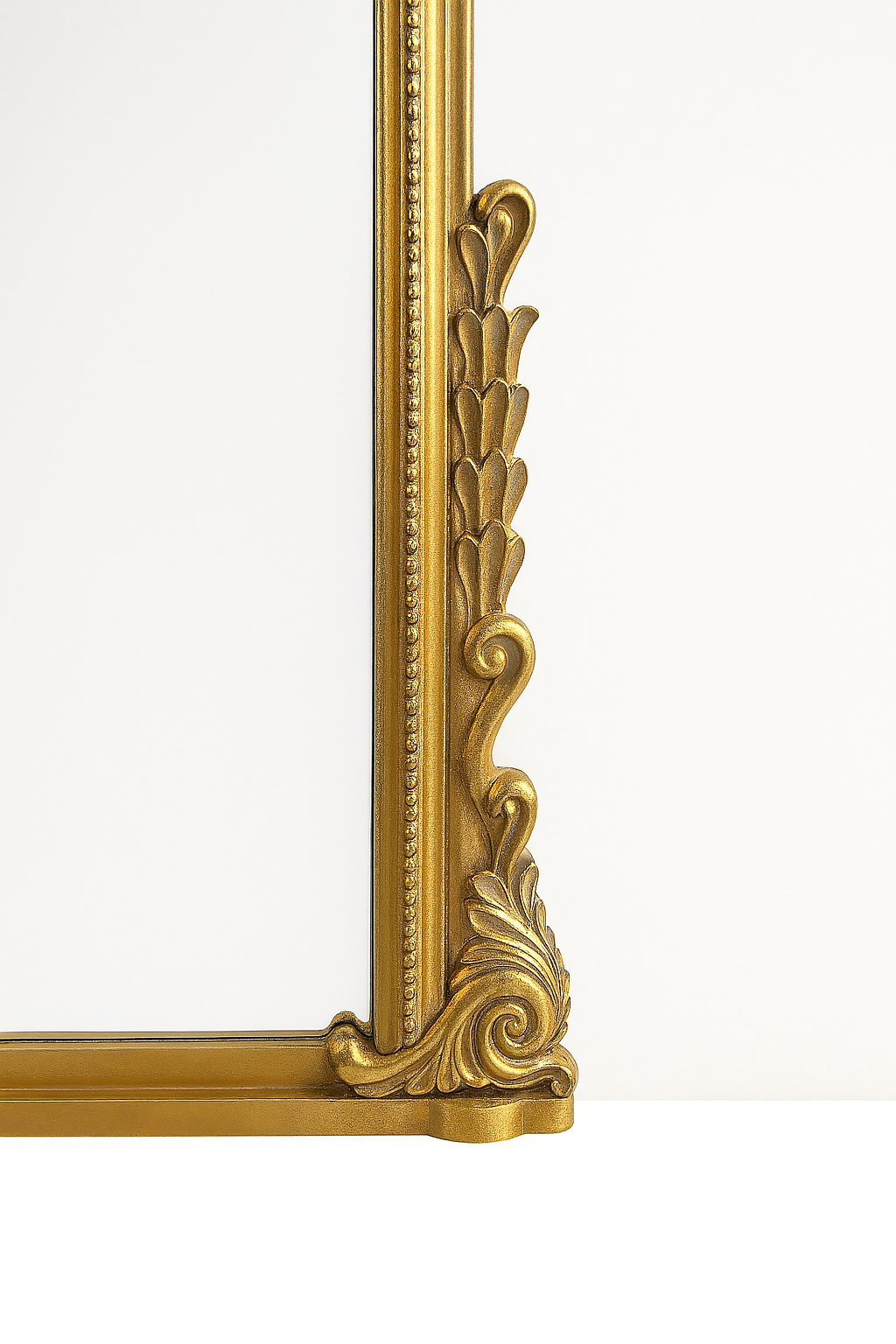 French Vintage Style Arch Floor Mirror