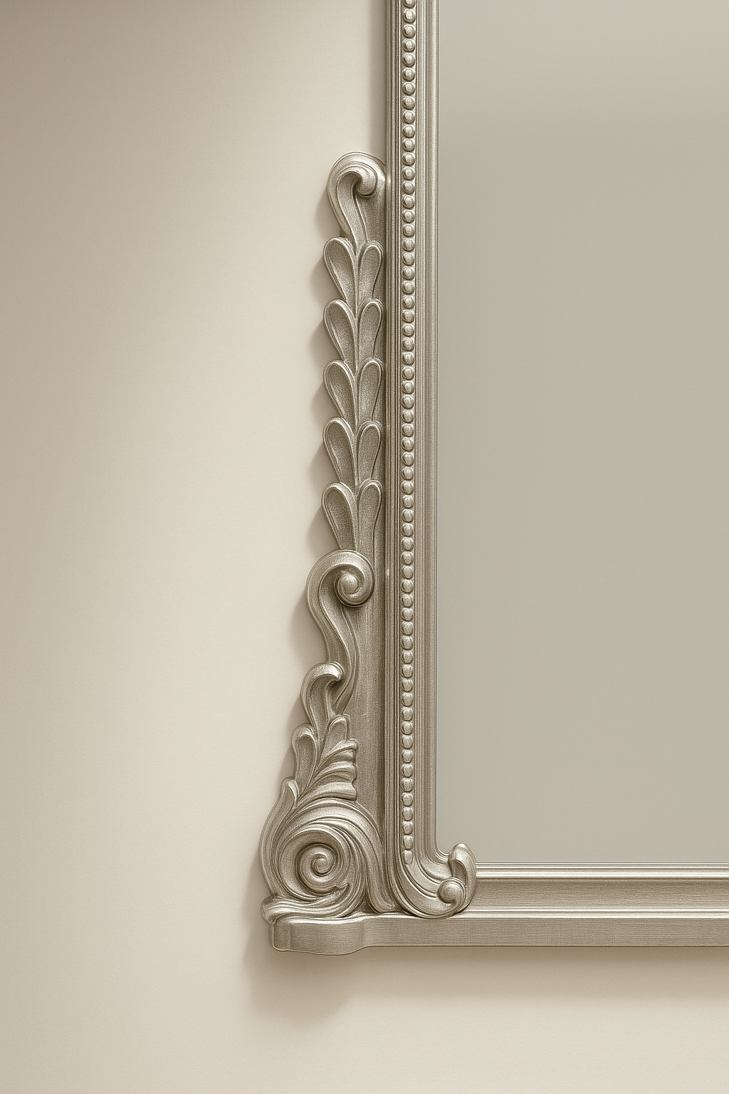 French Vintage Style Arch Floor Mirror