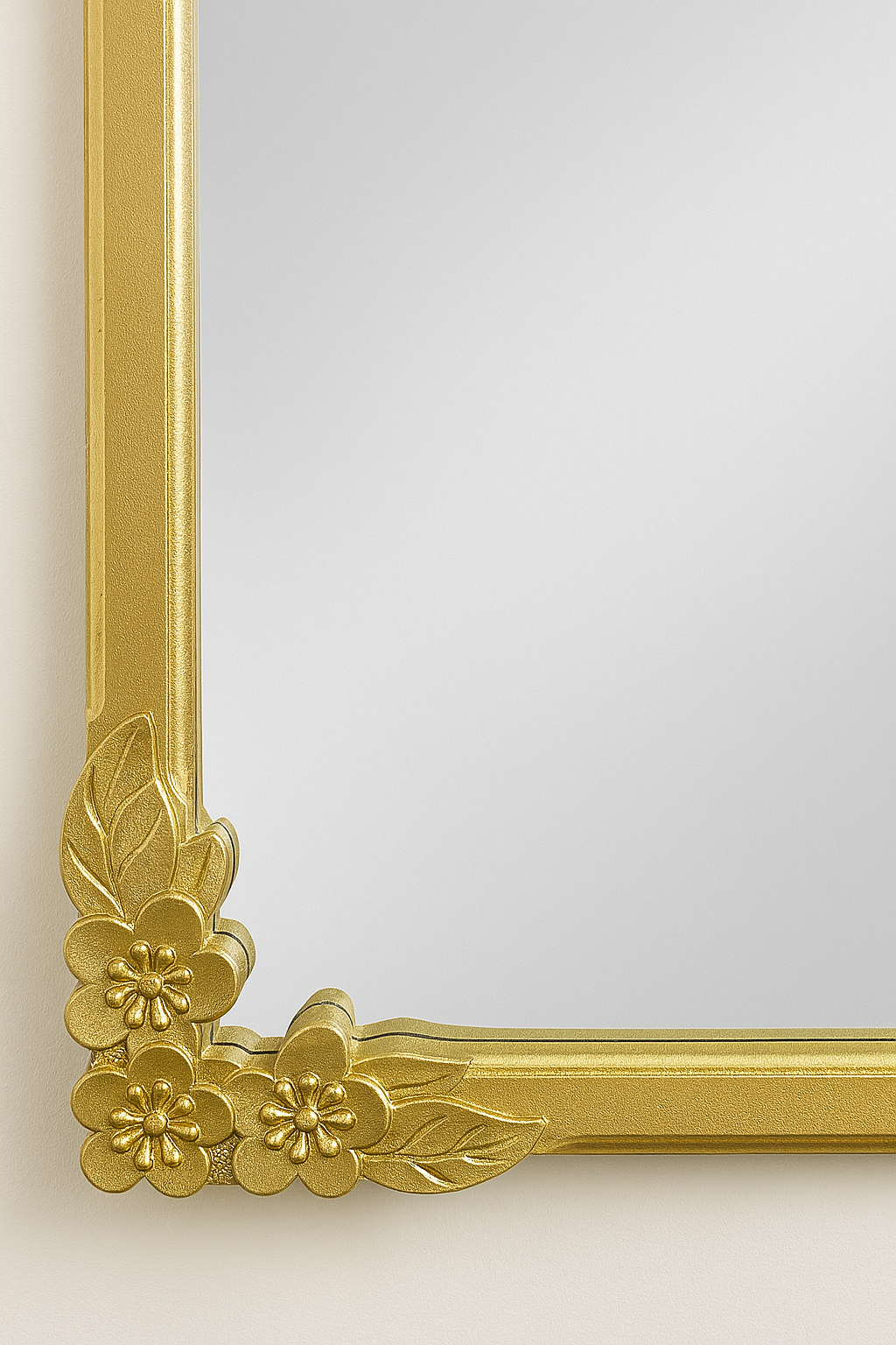 Vintage Plum Bossom Floor Mirror