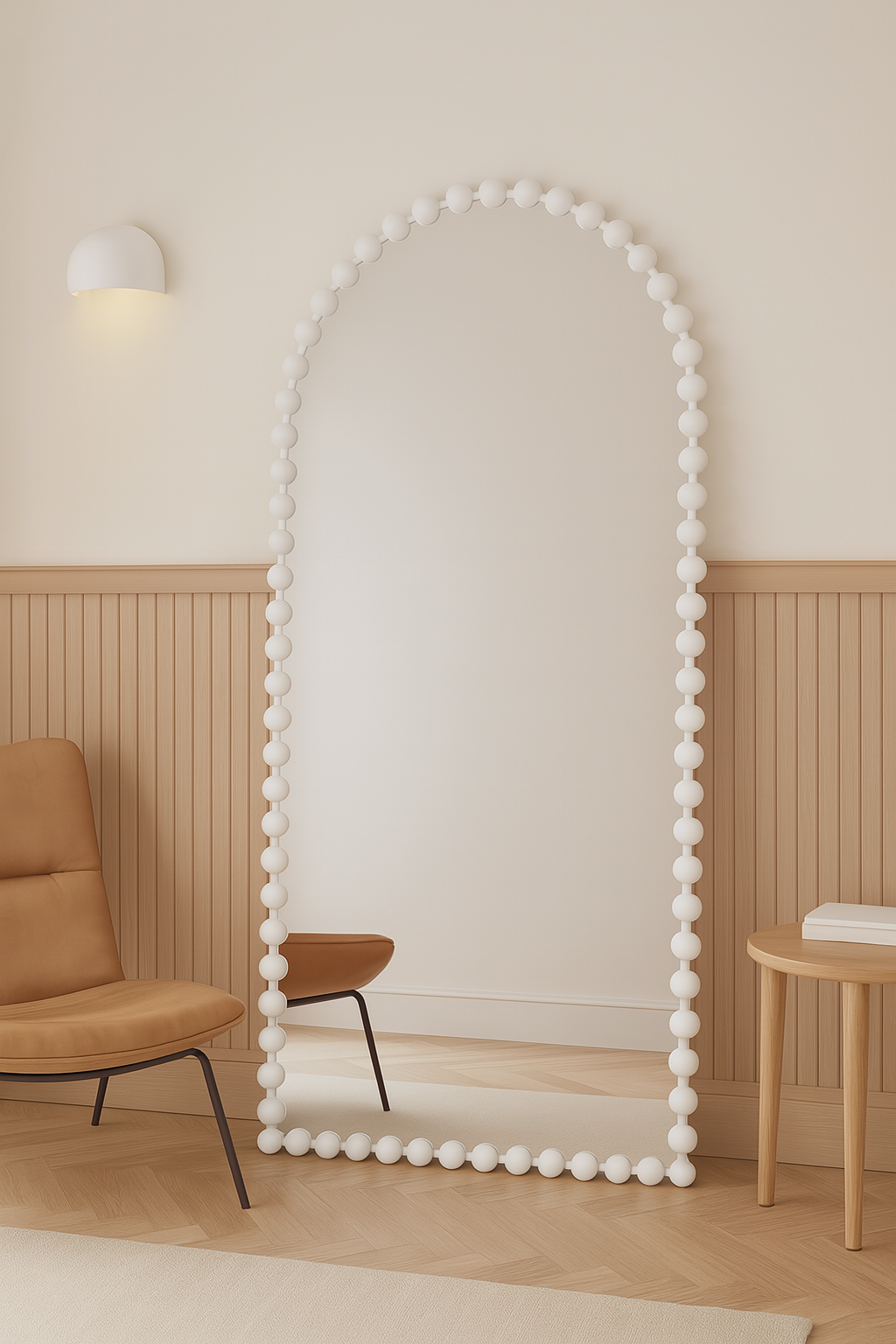 Perles --- Modern Design Floor Mirror  Wall Mirror