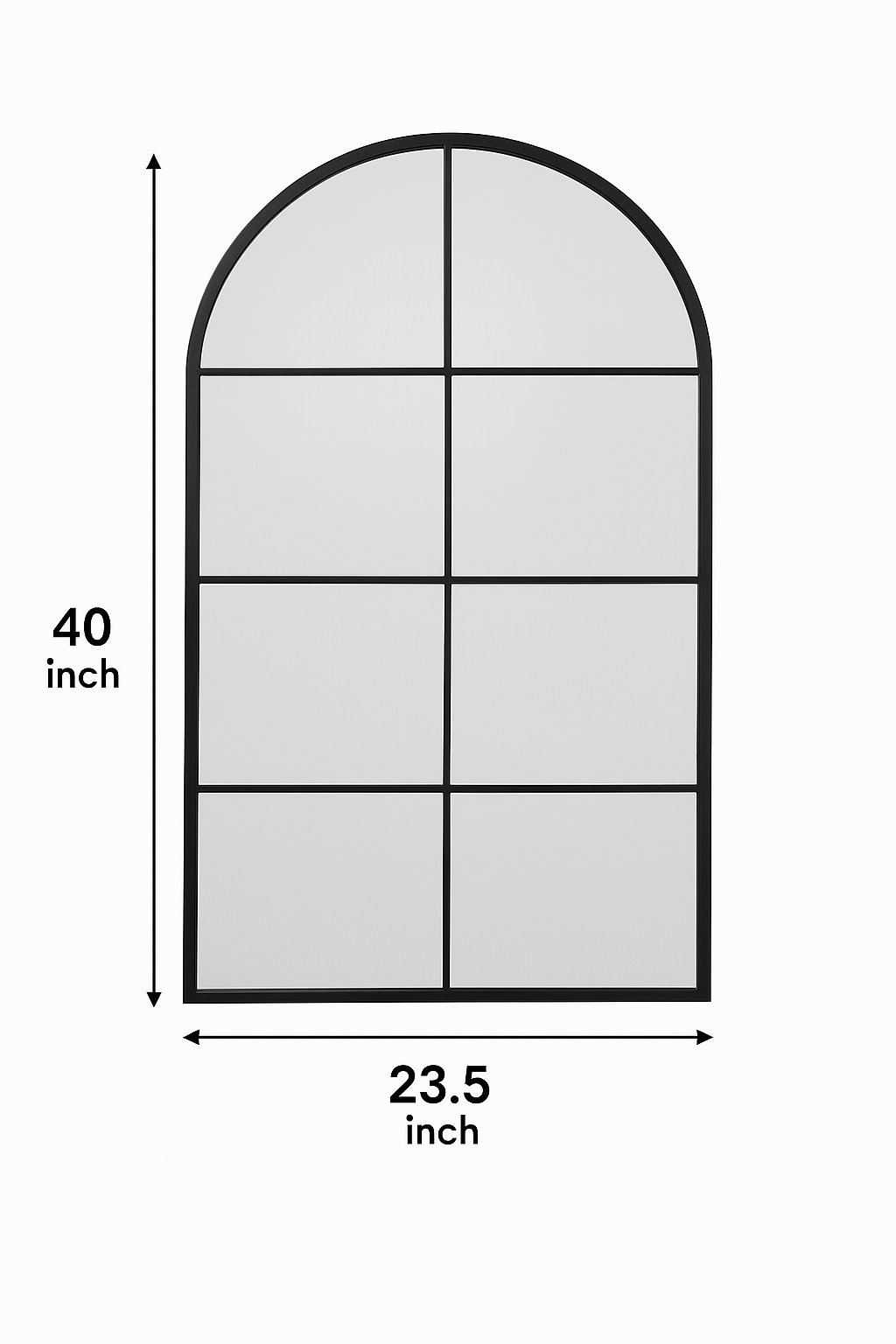 Arch Top Window Mirror