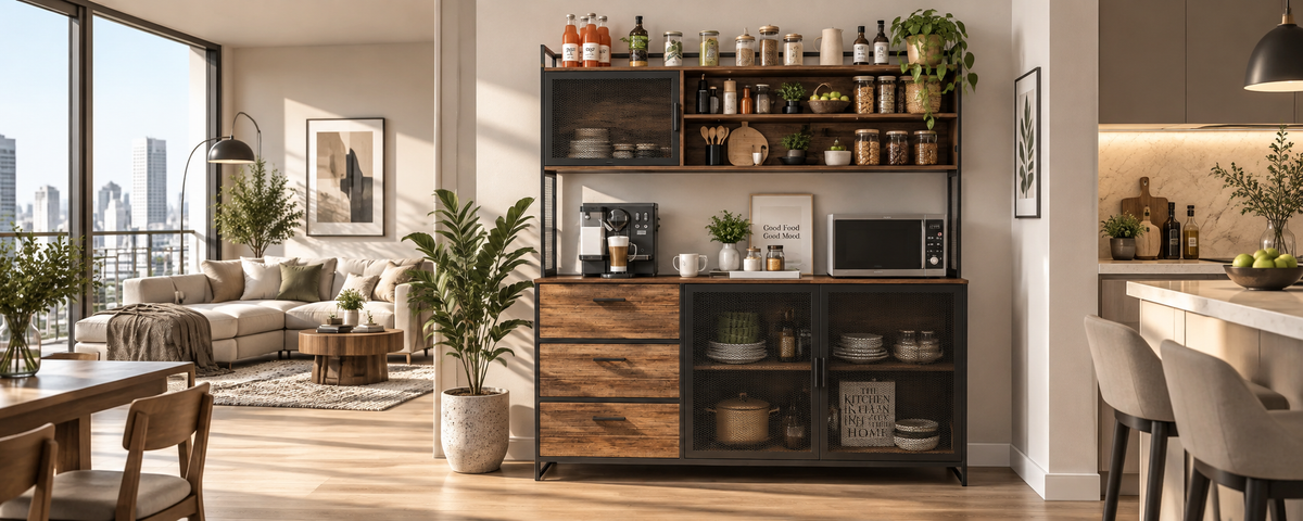 Modern Kitchen Display Cupboard
